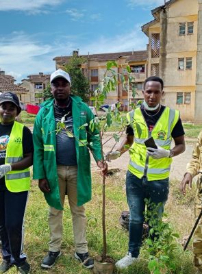 Kasarani Police Estate Receives Green Makeover: Tree Planting and Clean-Up Initiative