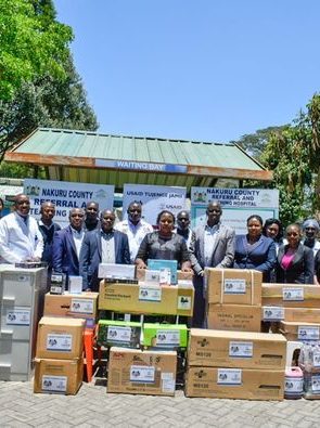 Nakuru County receives state-of-the-art server and supplies from USAID
