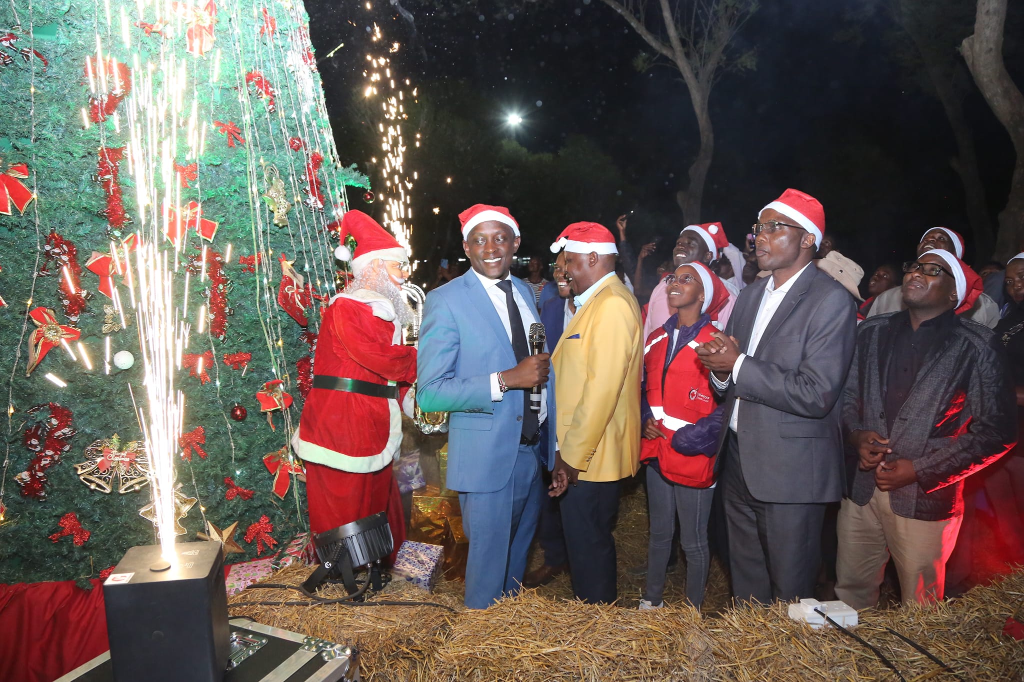 Deputy Governor David Kones Illuminates Nyayo Gardens with Festive Cheer