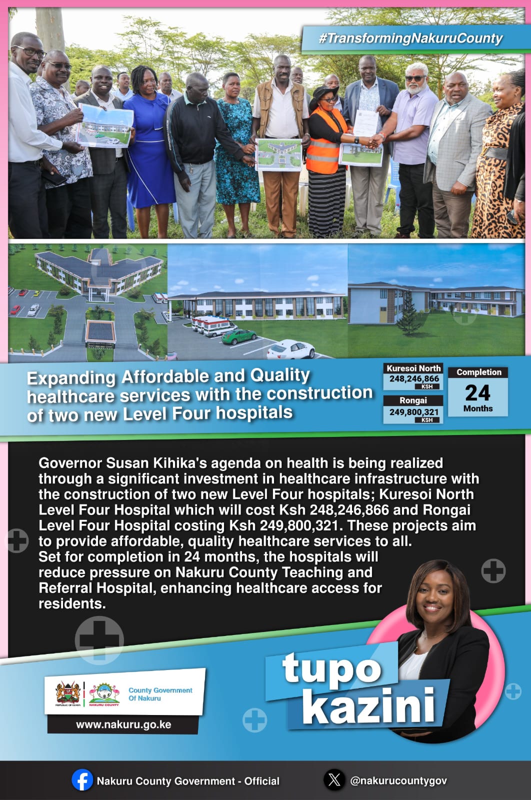 Handing Over of Level 4 Hospitals